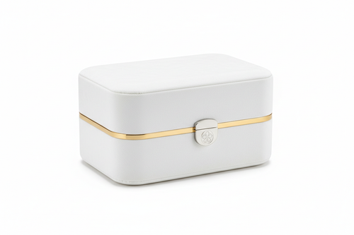 קופסת תכשיטים יוקרתית בצבע לבן